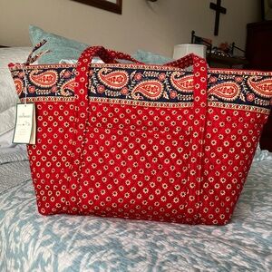 ❤️AUG 3 day sale❤️ MILLER BAG-RETIRED PRINT-Americana-Vera Bradley Tote Bag NWT